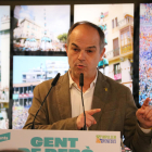 El secretario general de Junts, Jordi Turull, ayer en un acto en Vilafranca de Penedès.