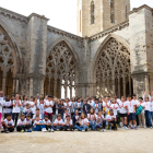 Un centenar de nens i adolescents de la ciutat es van citar a la Seu Vella per participar en diversos tallers i activitats.