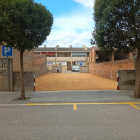 La entrada al nuevo parking del centro de Artesa de Segre.