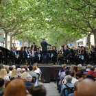 Pleno total al concierto de la Banda Municipal de Música de Lleida