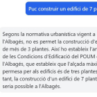 Una de las preguntas que puede responder Alba.