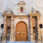 La portalada barroca de l'església de Sant Martí de Riucorb ha estat restaurada sota la direcció d'Albert Gaset