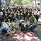 Balls tradicionals, ahir a la tarda a la plaça Sant Joan amb el grup de dansa de l’Ateneu Popular de Ponent.