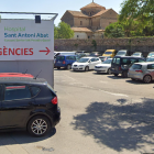 Entrada d'Urgències de l'Hospital Sant Antoni Abat de Vilanova i la Geltrú.