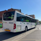 Imagen del autobús híbrido que realiza el servicio Lleida - Alfarràs.