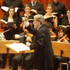 Jordi Savall dirigió en marzo de 2015 la ‘Passió’ de Bach en el Auditori Enric Granados, con 68 músicos.
