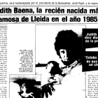 Captura del diari Segre del 3 de de gener de 1985
