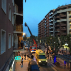 Espectacular rescate de una mujer que sufrió una caída en Balaguer