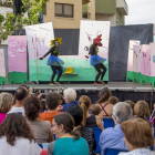 La companyia Alea Teatre va fer ahir les delícies del públic amb el seu espectacle ‘Mos-kids’.