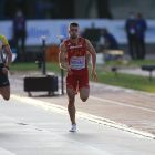 L’atleta de Tàrrega Arnau Monné va guanyar ahir la medalla de bronze en els 100 metres.