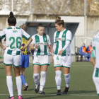 Lisa Marie Scholz, la nova jugadora de l’AEM, amb el dorsal 6, durant un partit amb el Còrdova.