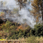 Estabilitzat el foc del Baix Llobregat, que es va iniciar per una radial