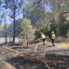 Los Bomberos apagan 3 fuegos en Lleida y Camarasa en plena alerta por incendios forestales