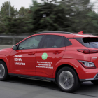 El Kona ha rodat un total de 15 hores i 17 minuts en trànsit obert per Madrid, amb un consum mitjà de 8,2 kWh /100 km.