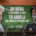 Lo'Audiencia Provincial de Madrid tampoco ve delito en el polémico cartel de Vox contra los menores no acompañados
