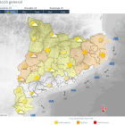 Tres comarcas de Lérida en riesgo alto de calor esta tarde