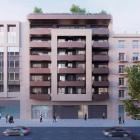 Imagen virtual del nuevo edificio que se construirá en el número 43 de la avenida Francesc Macià. 