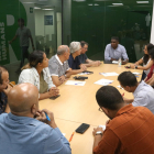 Els representants de dotze associacions de la comunitat marroquina de Lleida han assistit a la reunió amb la Paeria.