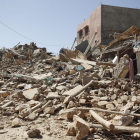 Destrosses al llogaret de Tafagajt, al Marroc, a prop de l'epicentre del devastador terratrèmol.