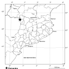 L'epicentre del terratrèmol d'aquest dijous.