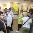 La inauguració de l’exposició de pintures de l’artista Josep Maria Armengol.