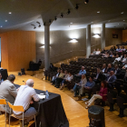 La presentació del pla de mobilitat de l’estació de busos a l’Auditori Enric Granados.