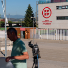 Vista de la seu de la Federació Espanyola de Futbol.