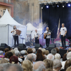 Cantada d’havaneres ahir a la plaça Sant Joan.