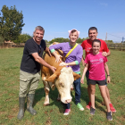 ‘Titó’ va visitar la granja lleidatana el 19 de setembre.