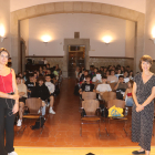 Sessió ahir de presentació del programa de l’Acadèmia del Cinema Català a l’Aula Magna de l’IEI.