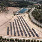 La central solar del Garrigues Sud a Bovera, una de les últimes posades en marxa a Lleida.