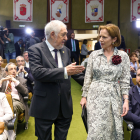 Cándido Conde-Pumpido va rebre Síofra O’Leary a Madrid.