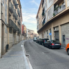 Vista del carrer de la Parra de Lleida.