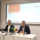 La roda de premsa a la seu de PIMEC Lleida