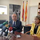 Imatge d’arxiu del president del TSJC i la presidenta de l’Audiència de Lleida.