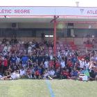 Tots els participants en la festa esportiva, després de la jornada.