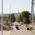 Obres per adaptar la zona de Torre Salses a la reparcel·lació.