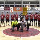 Els jugadors de l’Alpicat, que aquest diumenge inicien la Lliga en OK Plata.