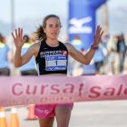 Mireia Sosa, en el moment de guanyar una prova.