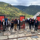 Presentació ahir del Farrera Negra en aquesta localitat del Pirineu.