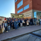 Més de seixanta persones van participar en l’Arquivolta, que va visitar els edificis de l’Eix Comercial.