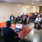 Reunió ahir al Museu de Lleida de la secció filològica de l’IEC.