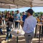 Un moment del maridatge amb cervesa celebrat ahir en l’última jornada del CervisiaLleida.