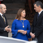 Sánchez va coincidir ahir amb Francina Armengol al Congrés.