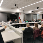 Un moment de la reunió d’ahir en què es va constituir el consell territorial.