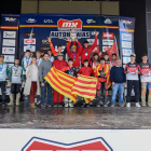 El lleidatà Adrià Monné, campió estatal de motocròs amb Catalunya