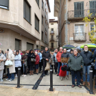 Desenes de persones es van concentrar a Estella-Lizarra, on viu la mare del petit mort.