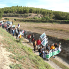 Marxa el mes d’octubre passat contra la planta de biogàs de la Sentiu de Sió.