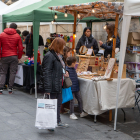 Mercat de les Idees i vinils a la plaça de la Catedral de Lleida