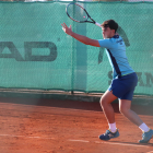 Daniel Fraile, un dels jugadors lleidatans que van superar la primera ronda del torneig.